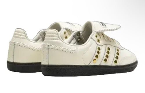 WB Samba Studded Cream White